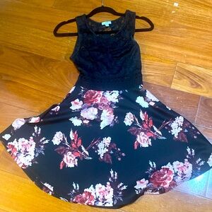 Dress lace and floral